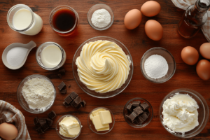 Irresistible Boston Cream Pie Cupcake Ingredients