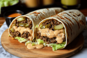 storing Big Mac wraps