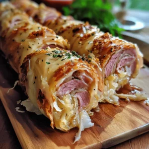 Pastrami & Sauerkraut Rolls Recipe