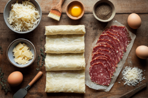 Pastrami & Sauerkraut Rolls Ingredients