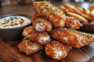 Chicken Tenders Appetizers with sides