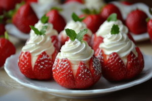 Common mistakes when making stuffed strawberries