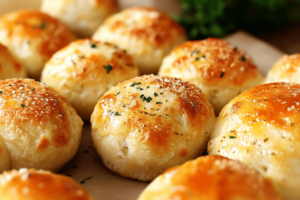 Garlic Butter Cheese Bombs