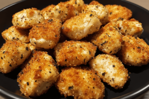 Air Fryer Ranch-Crusted Chicken Bites