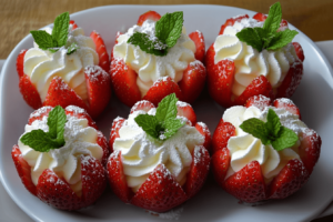 storage of cheesecake stuffed strawberries