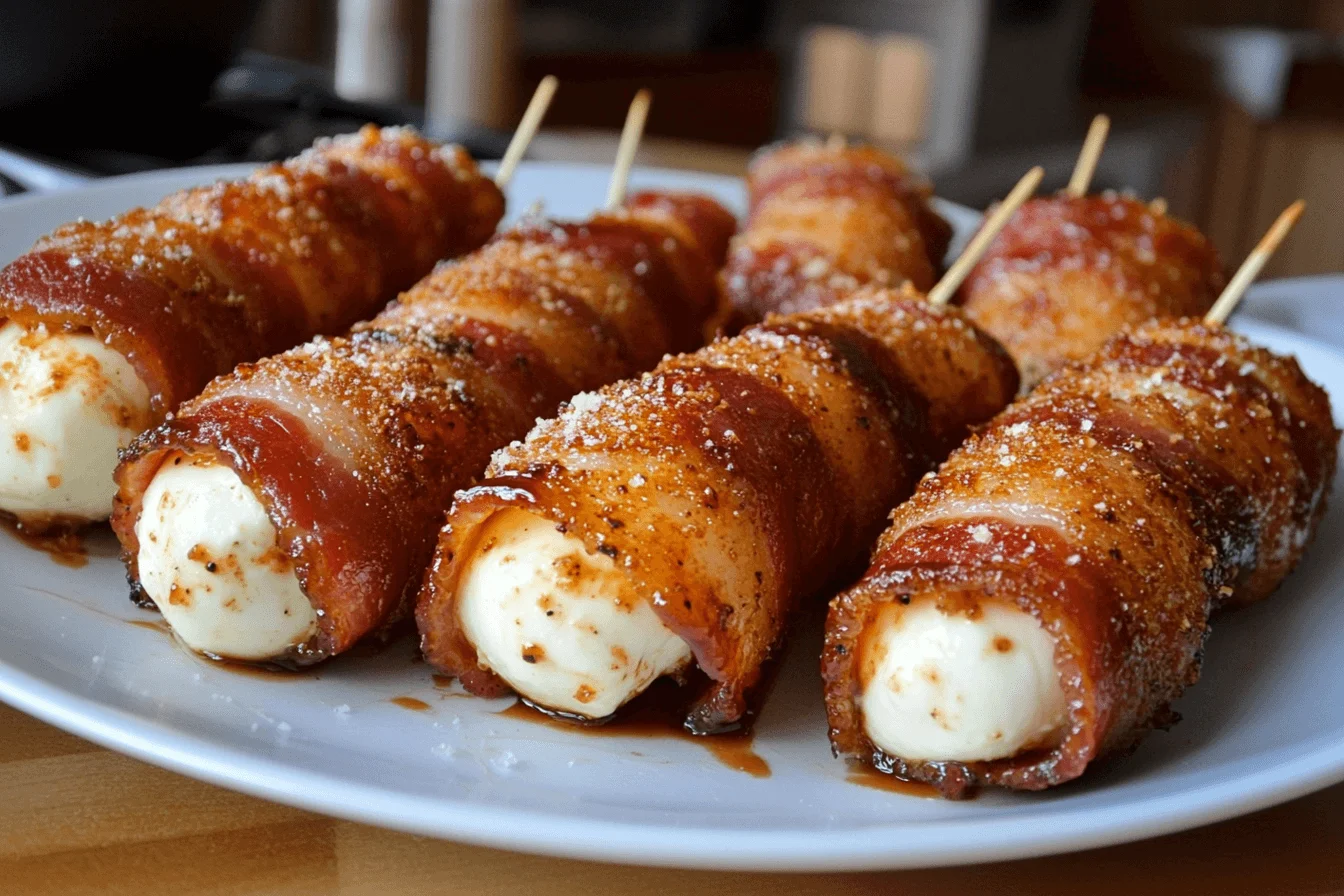 BBQ appetizers plated creatively