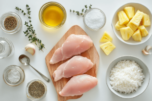 Pineapple Chicken And Rice Ingredients