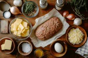 French Onion Meatloaf Ingredients