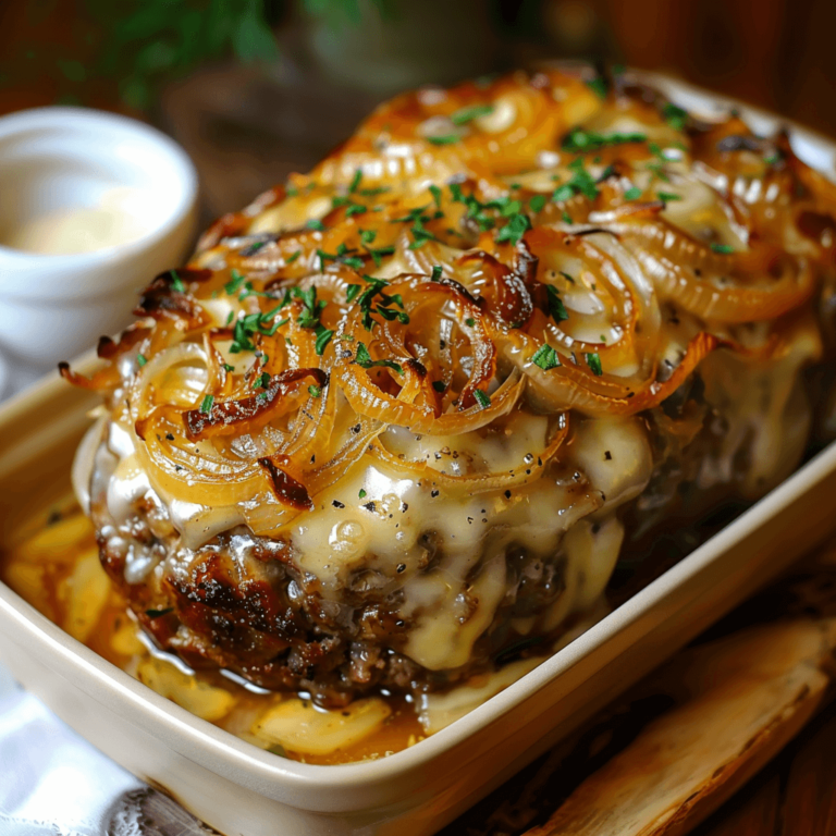 French Onion Meatloaf Recipe