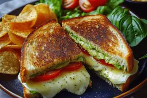 delicious healthy sandwich