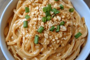 delicious thai peanut noodles