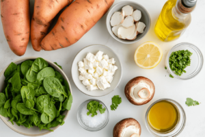 stuffed sweet potato ingredients