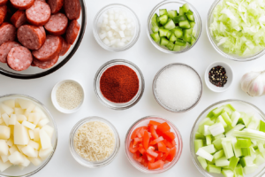 Cajun Cabbage Jambalaya Ingredients