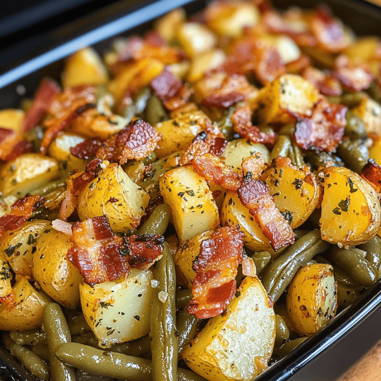 Country Ranch Green Beans 'N Potatoes With Bacon Recipe