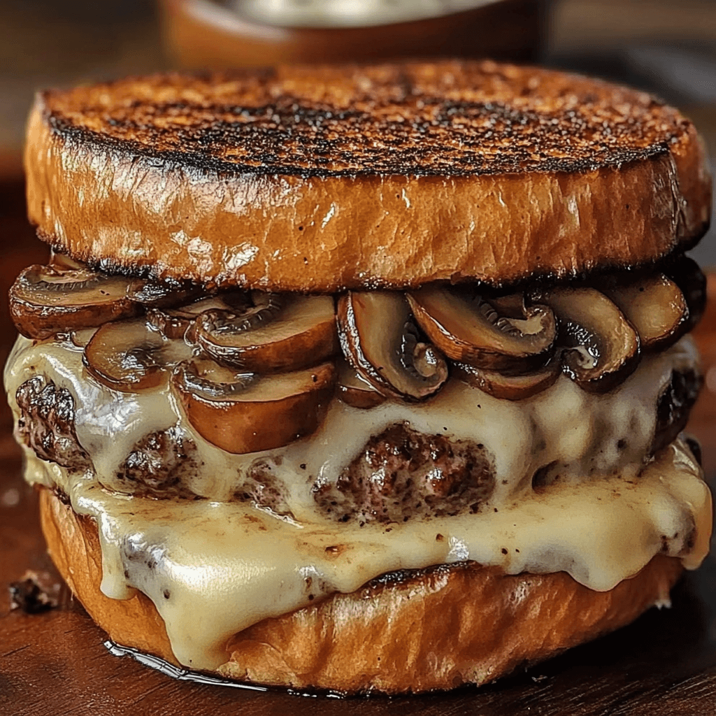 Swiss Mushroom Melt Delight Recipe