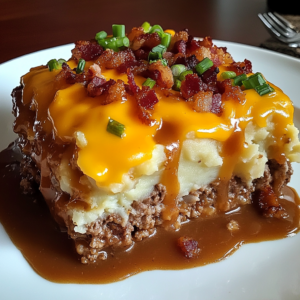 Loaded Potato And Meatloaf Casserole Recipe