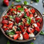 Balsamic Strawberry Caprese Recipe