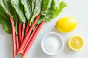 Ingredients For Rhubarb Butter