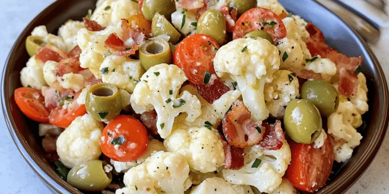 Ranch Cauliflower Salad Recipe