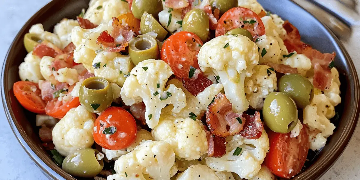 Ranch Cauliflower Salad Recipe