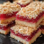 Jam & Coconut Dream Bars Recipe