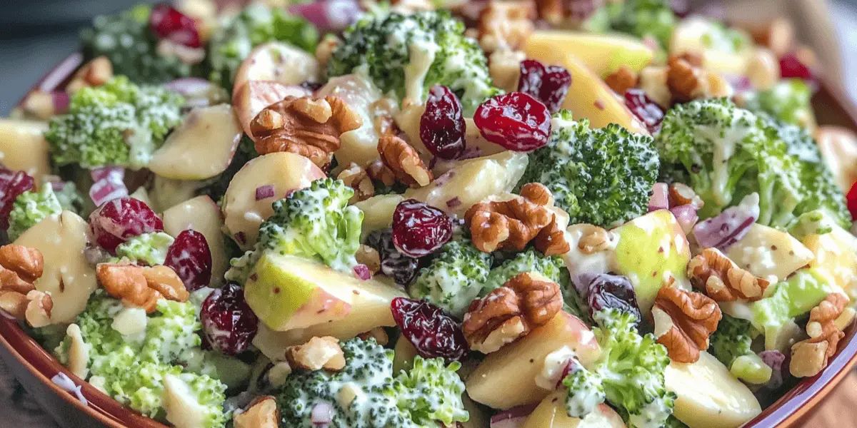 Honeycrisp Apple Broccoli Salad Recipe
