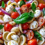Bruschetta Pasta Salad Recipe