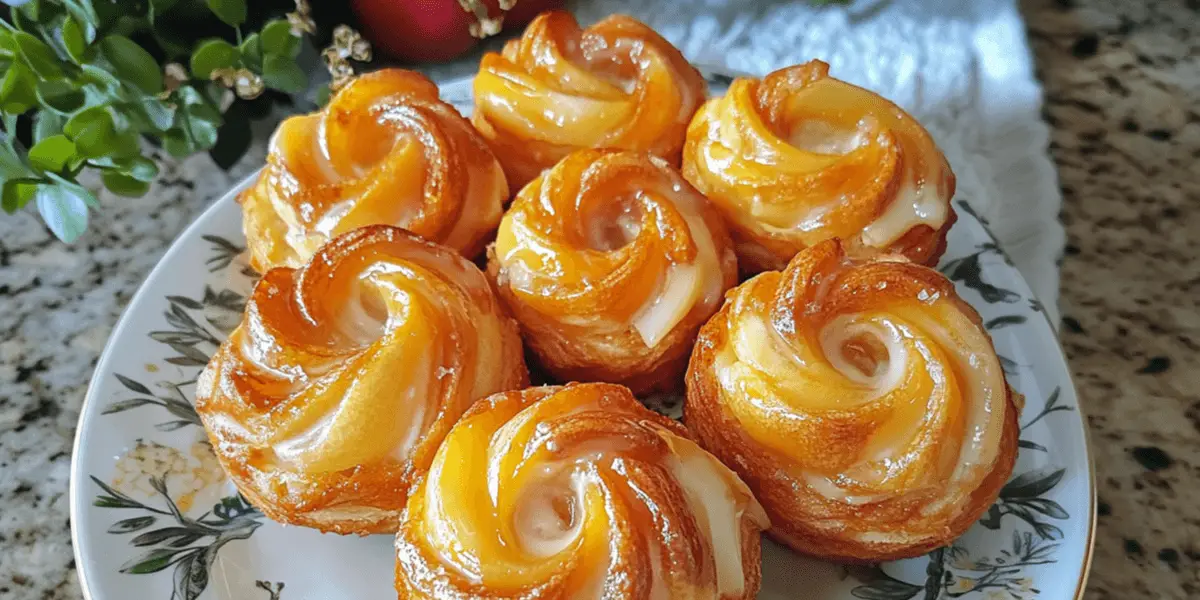 Peach Pie Cruffins Recipe