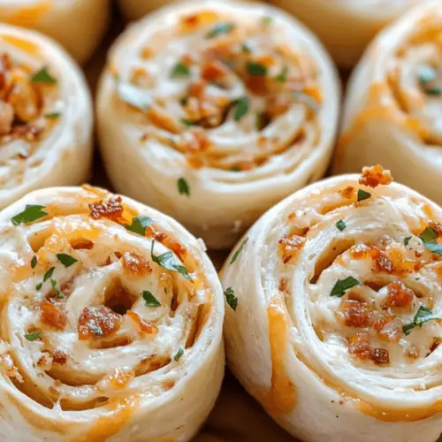 Cheddar Bacon Ranch Pinwheels Recipe