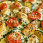 Mediterranean Chicken Zucchini Bake Recipe