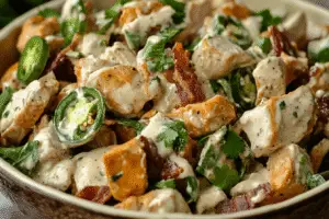 Jalapeño Popper Chicken Salad
