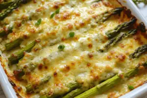 best way to reheat cheesy asparagus