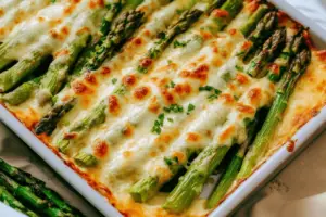 Cheesy Baked Asparagus
