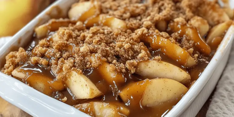 Caramel Apple Roll Dump Cake Recipe
