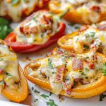 Cheesy Bacon Stuffed Mini Peppers Recipe