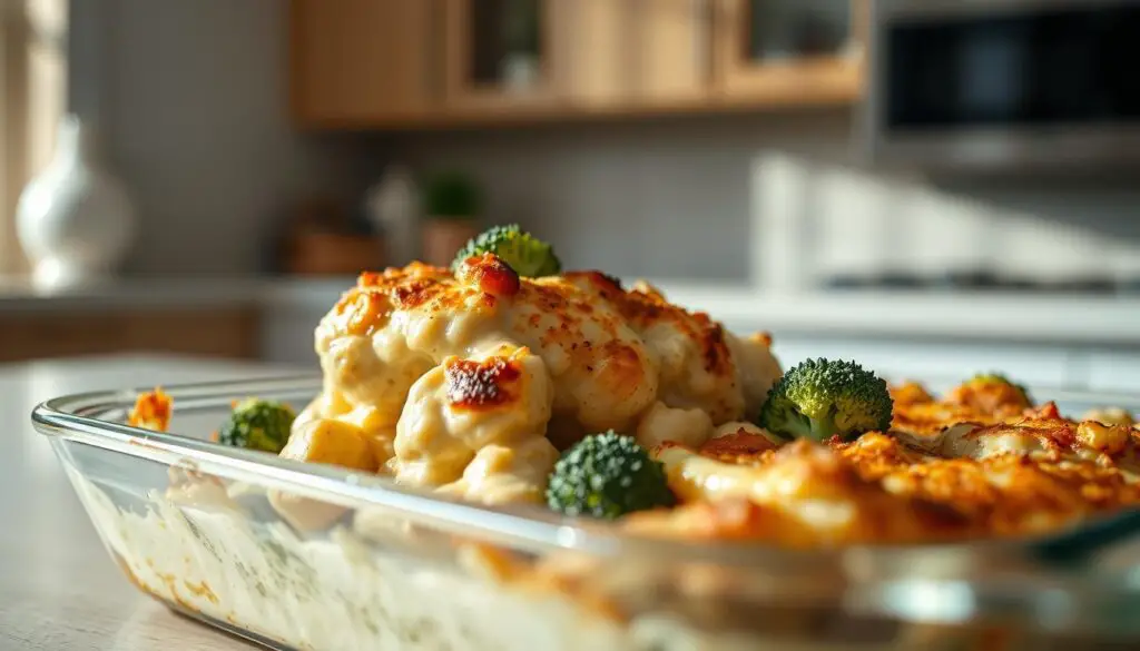 Chicken & Broccoli Alfredo Bake Recipe