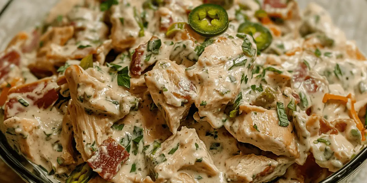 Jalapeño Popper Chicken Salad Recipe