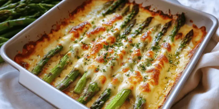 Cheesy Baked Asparagus Recipe