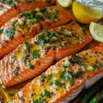 Garlic Butter Salmon & Asparagus Recipe