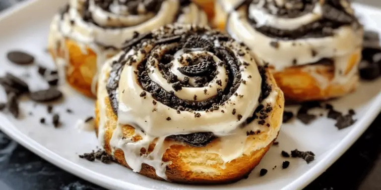Oreo-Stuffed Cinnamon Rolls Recipe