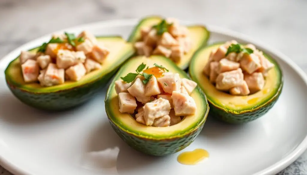 healthy stuffed avocados