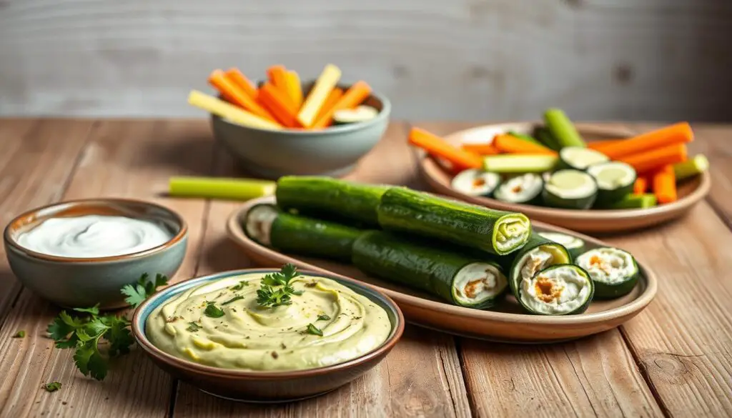 keto friendly dips and roll-ups
