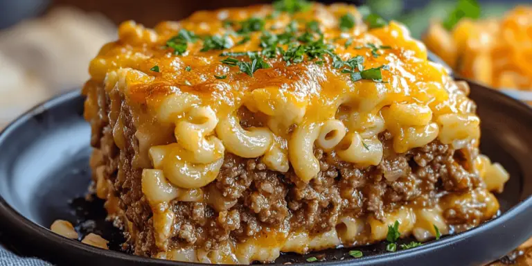 Mac And Cheese Meatloaf Casserole Recipe