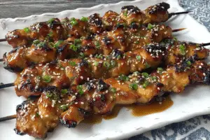 Teriyaki Chicken Skewers