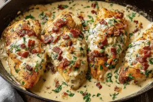 delicious smothered chicken