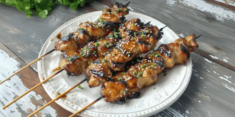 Teriyaki Chicken Skewers Recipe