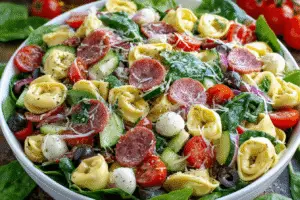 Healthy Tortellini Pasta Salad