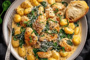 Delicious Chicken and Gnocchi Skillet