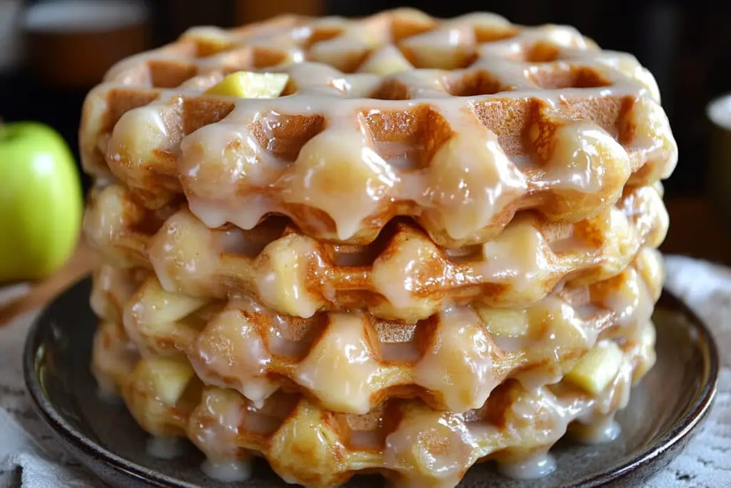 Apple Fritter Waffle Donuts Recipe Apple Fritter Waffle Donuts Recipe
