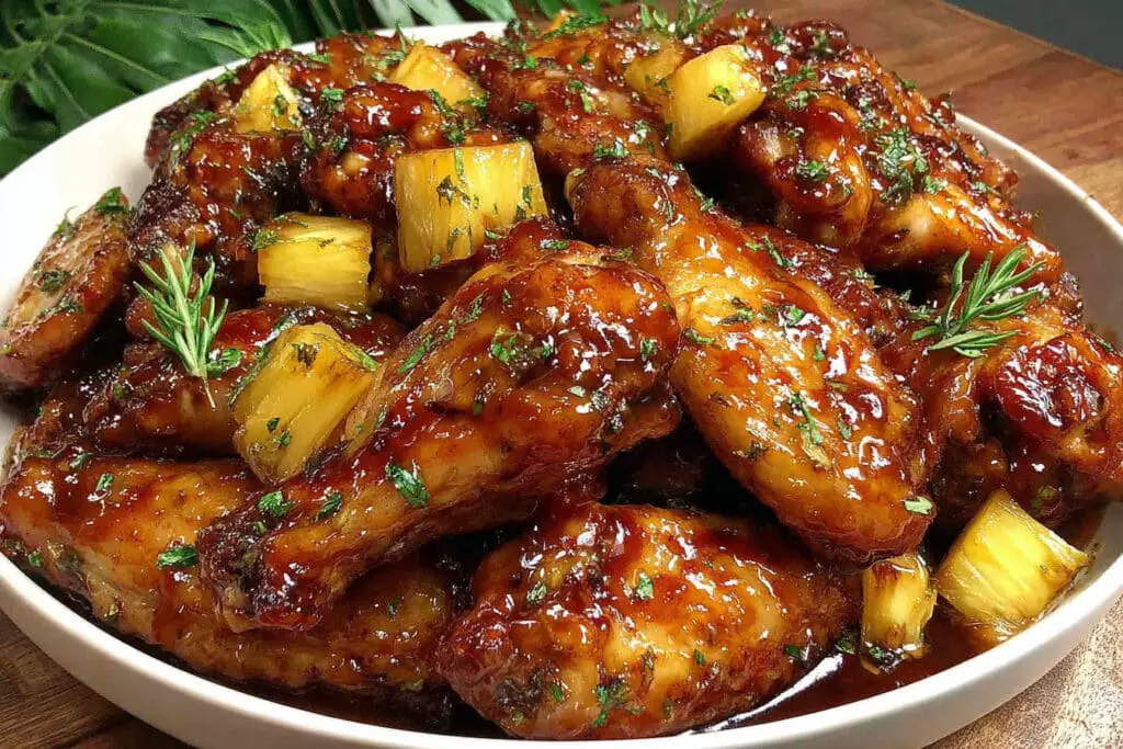 Brown Sugar Pineapple Chicken Wings Recipe Brown Sugar Pineapple Chicken Wings Recipe